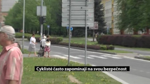 Cyklisté často zapomínají na svou bezpečnost