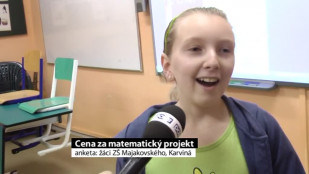 ZŠ Majakovského získala cenu za matematický projekt