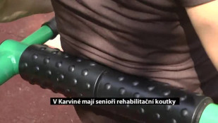 V Karviné mají senioři rehabilitační koutky