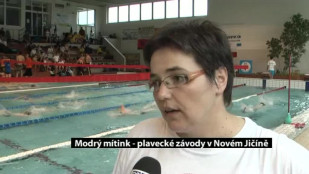 Modrý mítink – víkendové plavecké závody v Novém Jičíně