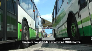 Omezení na estakádě nemá vliv na MHD zdarma