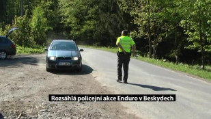 Rozsáhlá policejní akce Enduro v Beskydech