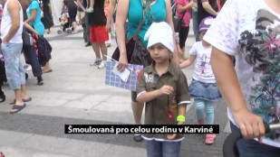 Karviná zažila Šmoulovanou pro celou rodinu