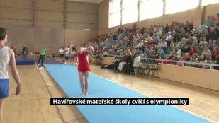 Havířovské mateřské školy cvičí s olympioniky