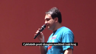 Cykloběh proti drogám navštívil i náš kraj