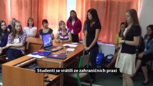 Studenti se vrátili ze zahraničních praxí