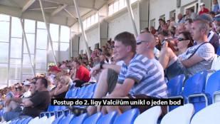 Postup do 2. ligy Valcířům unikl o jeden bod