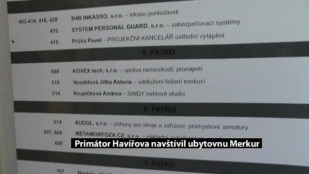 Primátor Havířova navštívil ubytovnu Merkur