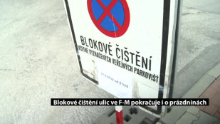 Blokové čištění ve Frýdku - Místku probíhá i během prázdnin