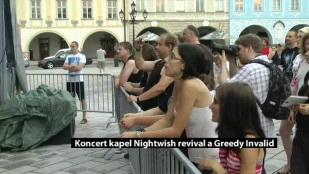 Koncert kapel Nightwish revival a Greedy Invalid v Novém Jičíně