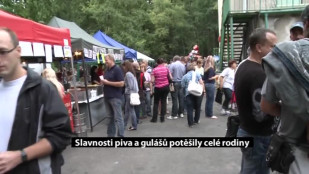 Slavnosti piva a gulášů potěšily celé rodiny