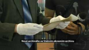 Nové archiválie ve Státním okresním archivu v Novém Jičíně