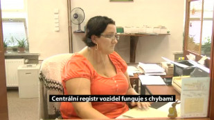 Centrální registr vozidel v Novém Jičíně funguje s chybami