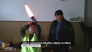 Děti z vyloučené lokality Karviná-Nové Město odjely na tábor