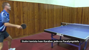 Stolní tenista Ivan Karabec jede na paralympijské hry