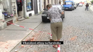 Víkendové otřesy na Karvinsku