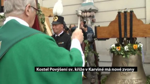 V kostele Povýšení svatého kříže v Karviné-Fryštátě budou zvonit nové zvony