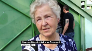 O humanitární sbírku je velký zájem