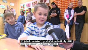 Frýdecko-místečtí prvňáčci se do školy těšili