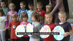 Nové zahrady ve dvou mateřských školách v Novém Jičíně