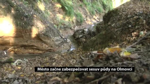 Orlová začne zabezpečovat sesuv půdy na Olmovci