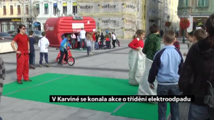 V Karviné se konala akce na třídění elektroodpadu