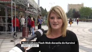 Do Karviné dorazila nová zábava – Flash Mob