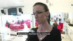 Slavnostní zahájení provozu kina Centrum