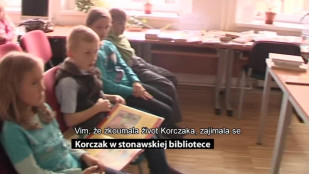 O Korczaku w bibliotece - O Korczaku v knihovně