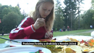 Podzimní hrátky a drakiáda v Novém Jičíně