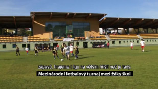 Mezinárodní fotbalový turnaj mezi žáky škol