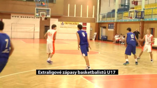 Extraligové zápasy basketbalistů U17 v Novém Jičíně