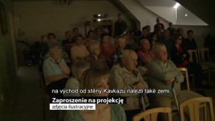 Zaproszenie na projekcję o Gruzji - Pozvánka na diashow o Gruzii.