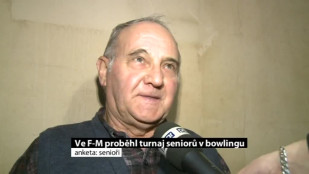 Ve Frýdku-Místku se konal turnaj seniorů v bowlingu