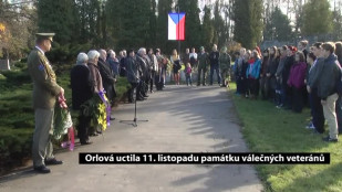 Orlová uctila 11. listopadu památku válečných veteránů