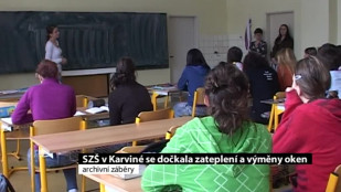 SZŠ v Karviné se dočkala zateplení a výměny oken