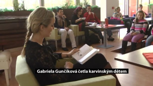 Gabriela Gunčíková četla karvinským dětem