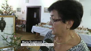 Klub seniorů Chlebovice pořádal vánoční výstavku