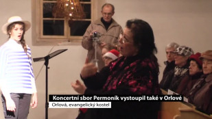 Koncertní sbor Permoník vystoupil také v Orlové