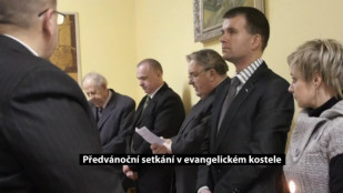 Předvánoční setkání v evangelickém kostele