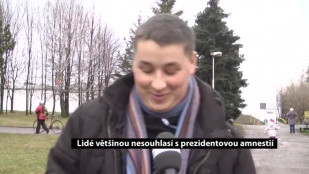 Lidé většinou nesouhlasí s prezidentovou amnestií