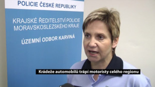 Krádeže automobilů trápí motoristy celého regionu