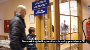 Výsledky 1.kola volby prezidenta ČR ve Stonavě