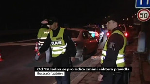 Od 19. ledna se pro řidiče změní některá pravidla