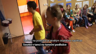 Soutež v tanci na taneční podložce