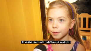 Ukázková hodina prvňáčků