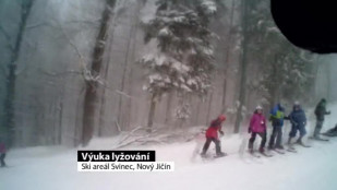 Bez komentáře - lyžování ve Ski areálu Svinec u Nového Jičína