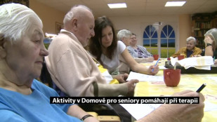 Aktivity v Domově pro seniory pomáhají při terapii