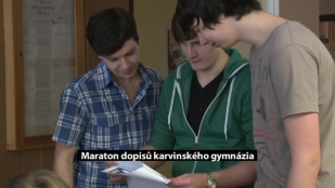 Maraton dopisů karvinského gymnázia