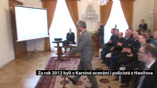 V Karviné byli ocenění za rok 2012 i policisté z Havířova